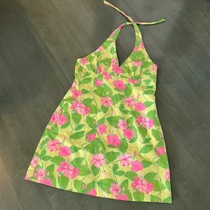 White Label Lilly Pulitzer Halter Dress - 10